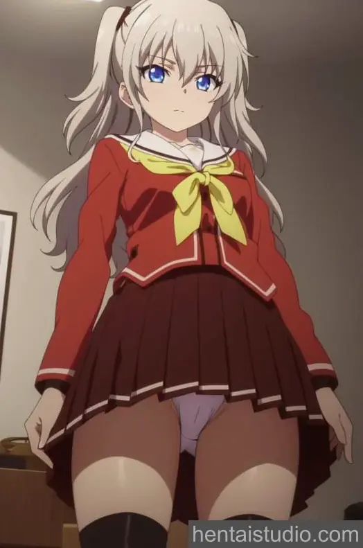 Nao Tomori from Charlotte hentai art 1 of 6