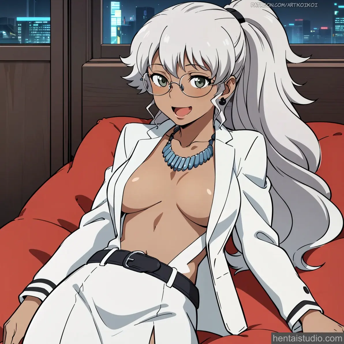 Naomi Orthmann from Metallic Rouge hentai art 12 of 23