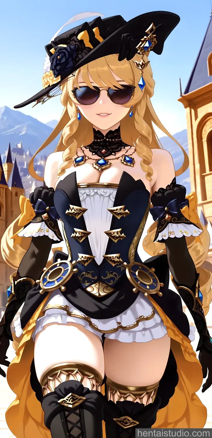 Navia from Genshin Impact hentai art 1 of 32