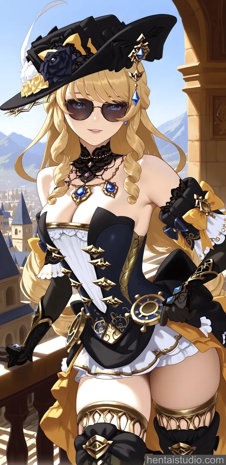 Navia from Genshin Impact hentai art 2 of 32