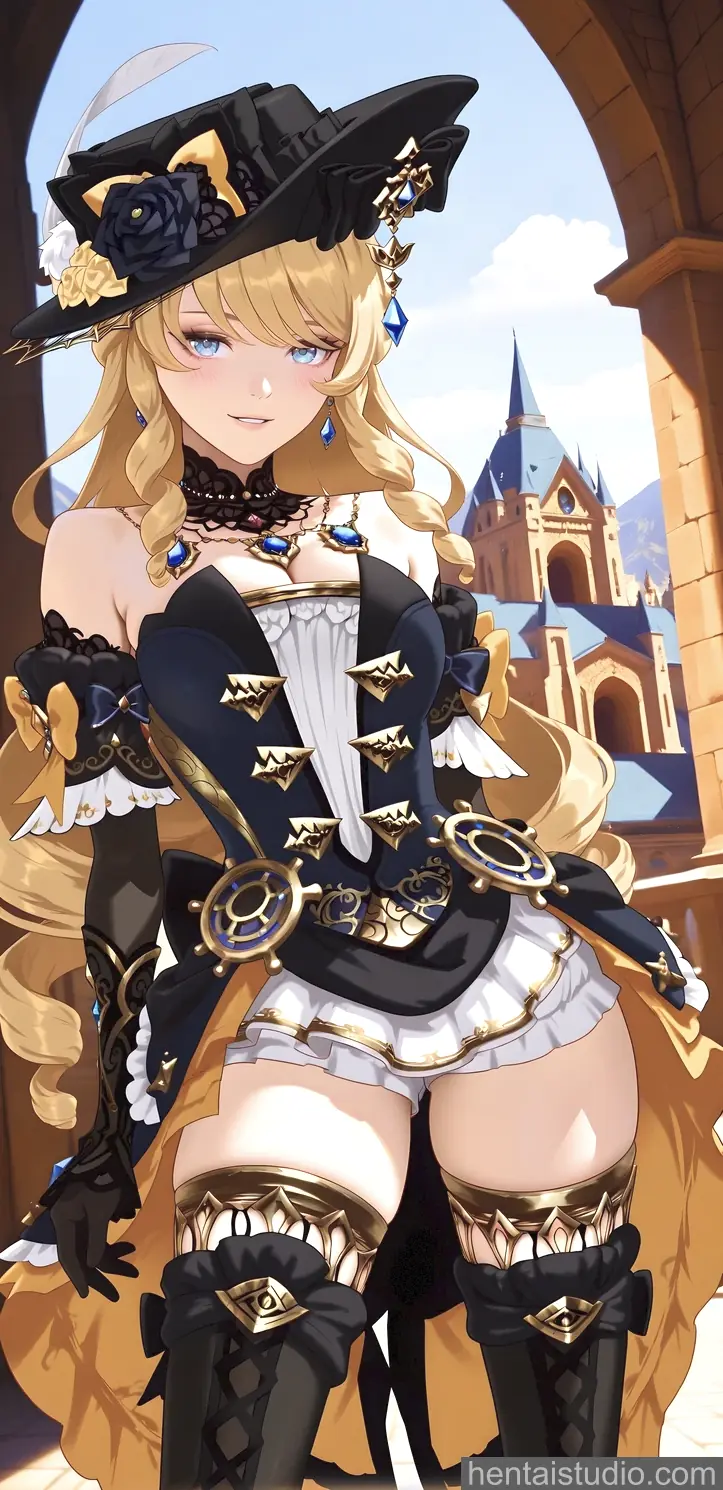 Navia from Genshin Impact hentai art 3 of 32
