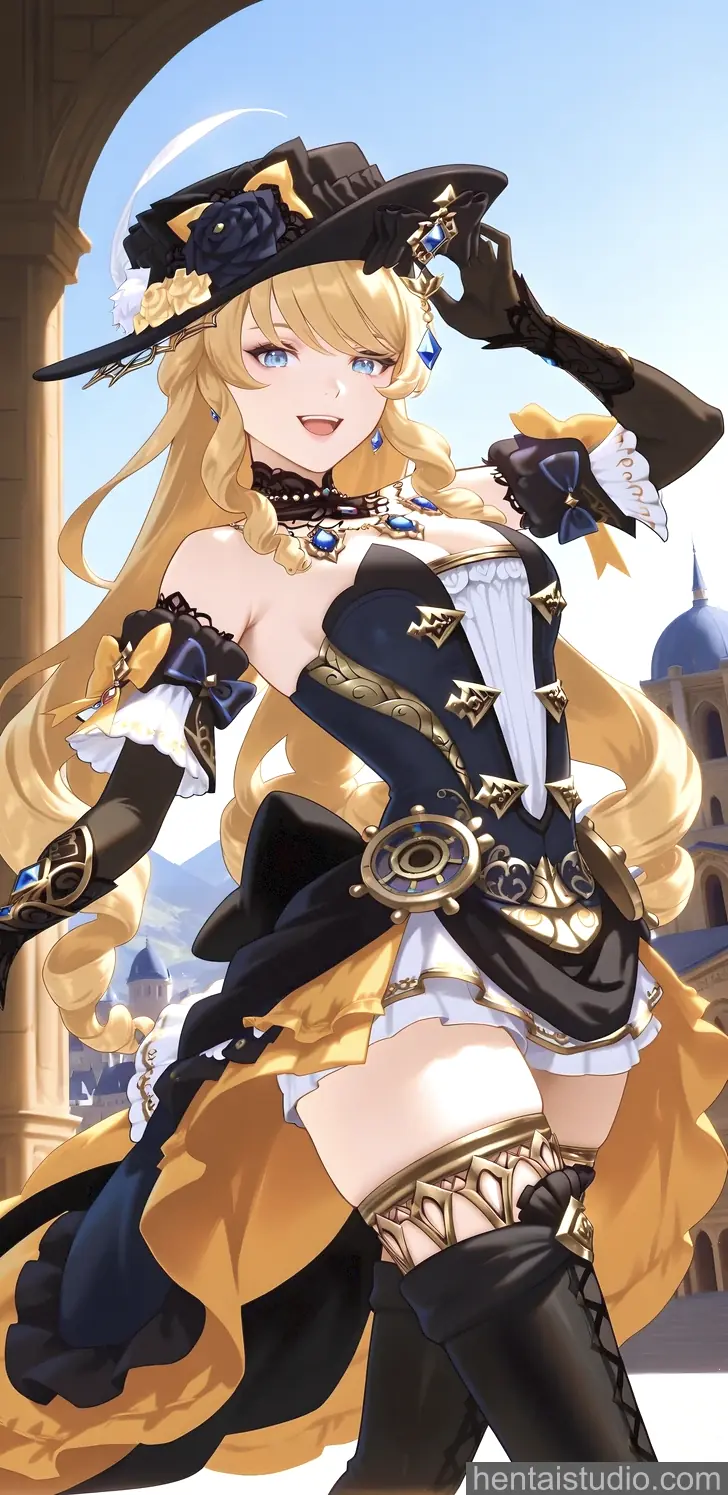 Navia from Genshin Impact hentai art 4 of 32