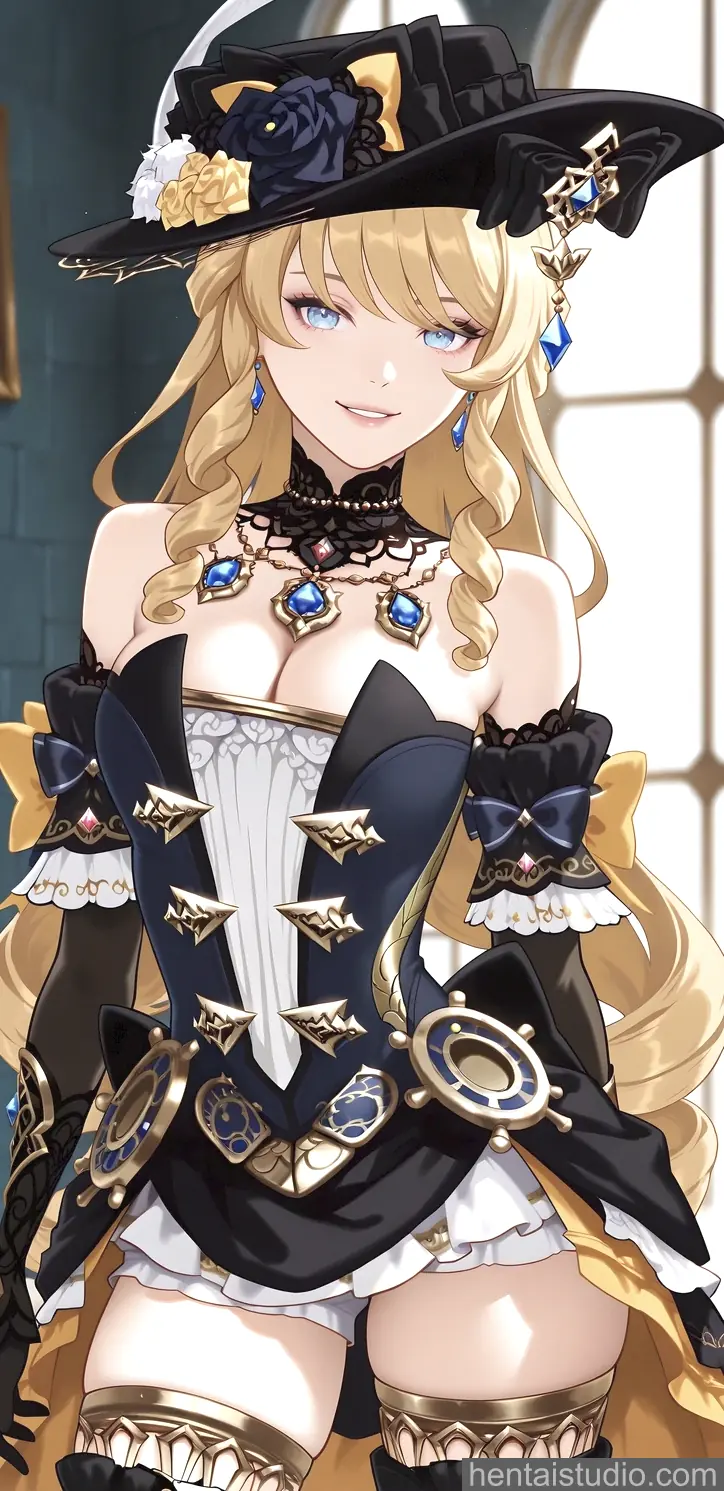 Navia from Genshin Impact hentai art 5 of 32