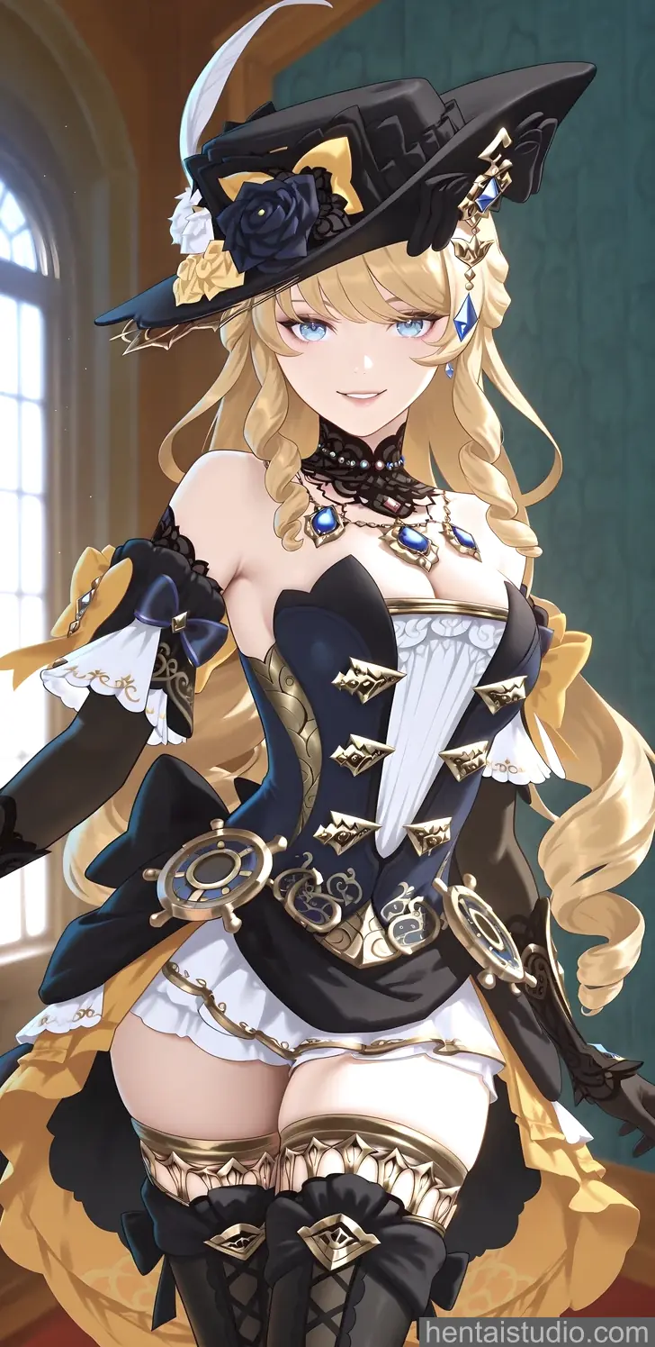 Navia from Genshin Impact hentai art 6 of 32