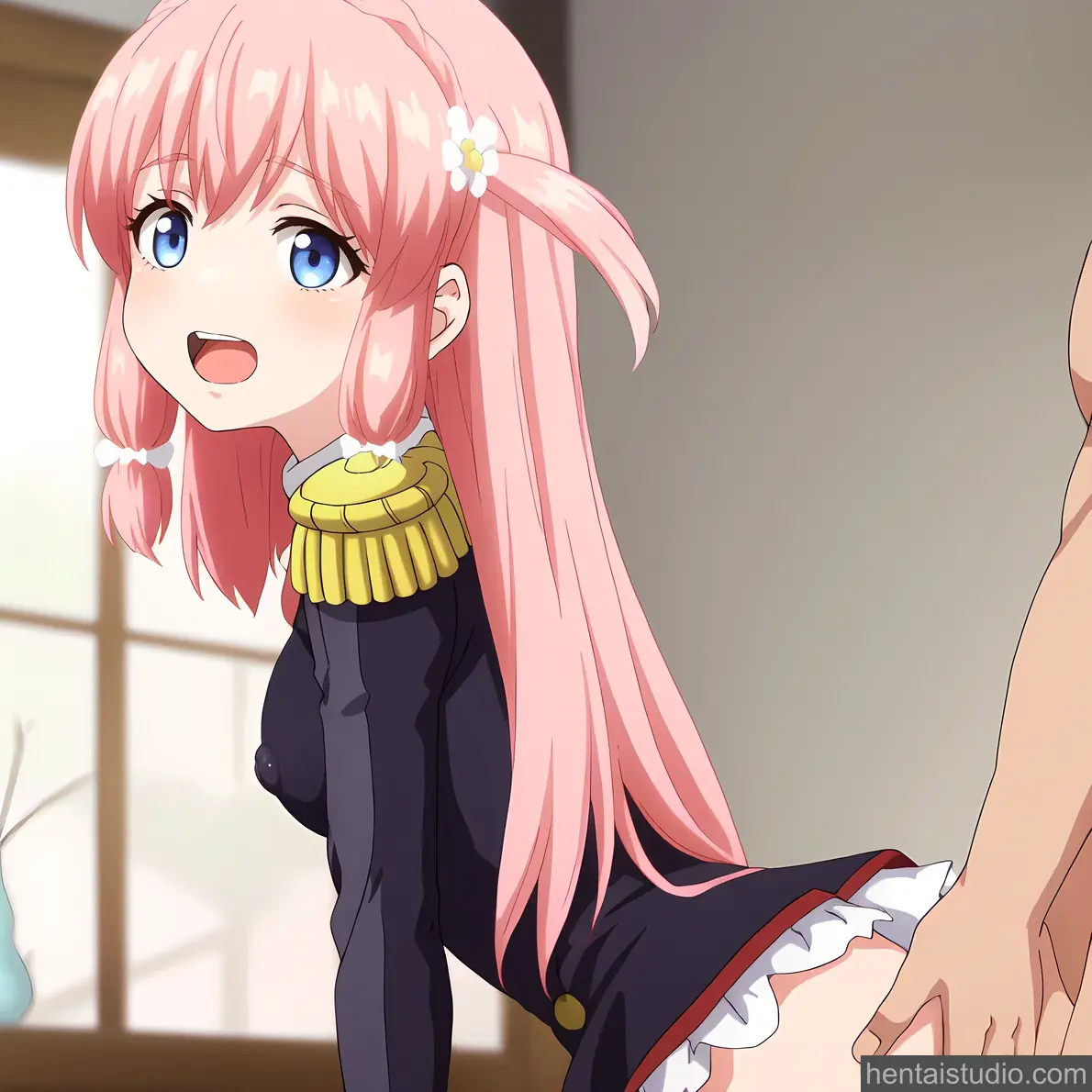 Nei Ookawamura from Chained Soldier hentai art 3 of 9