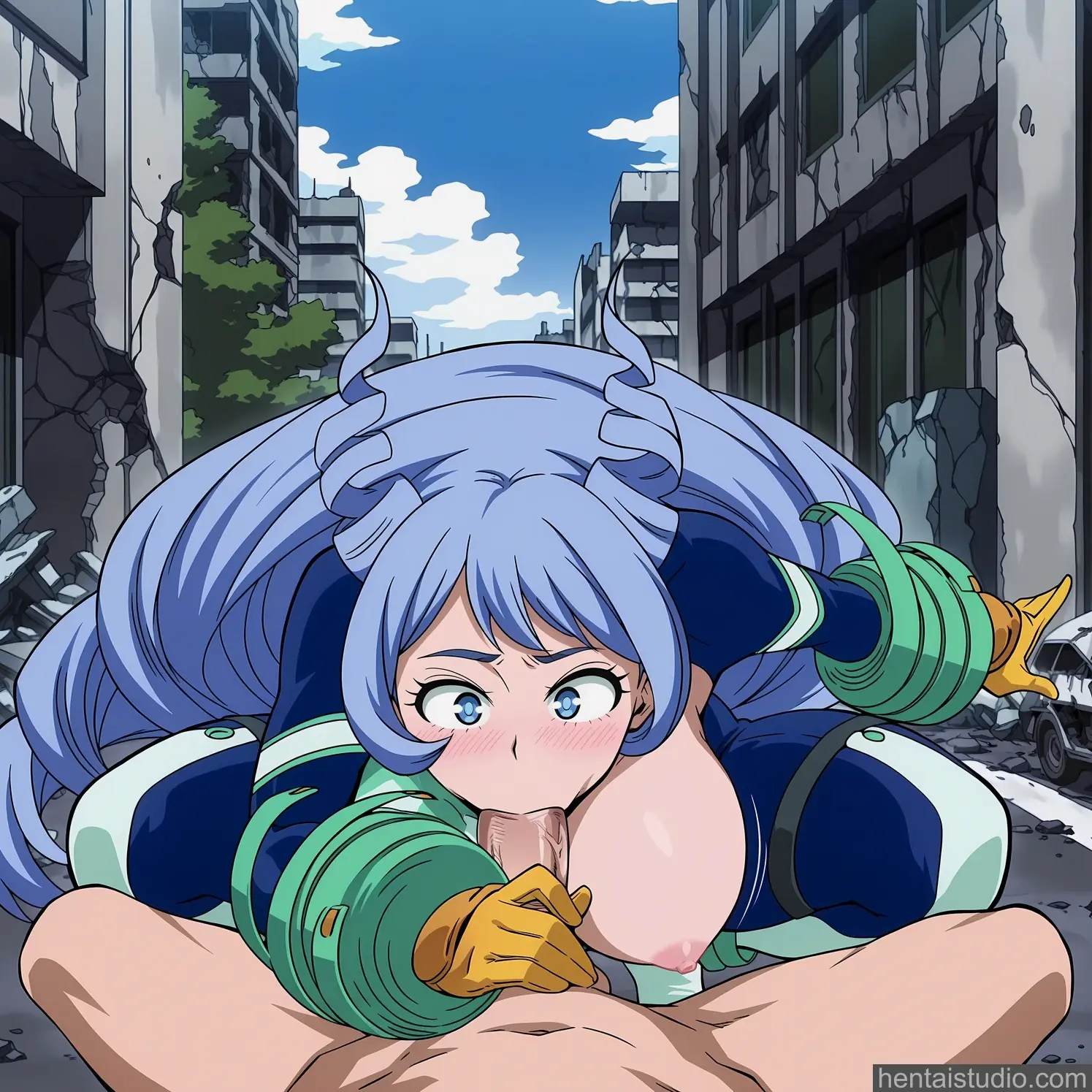 Nejire Hado from My Hero Academia hentai art 24 of 185
