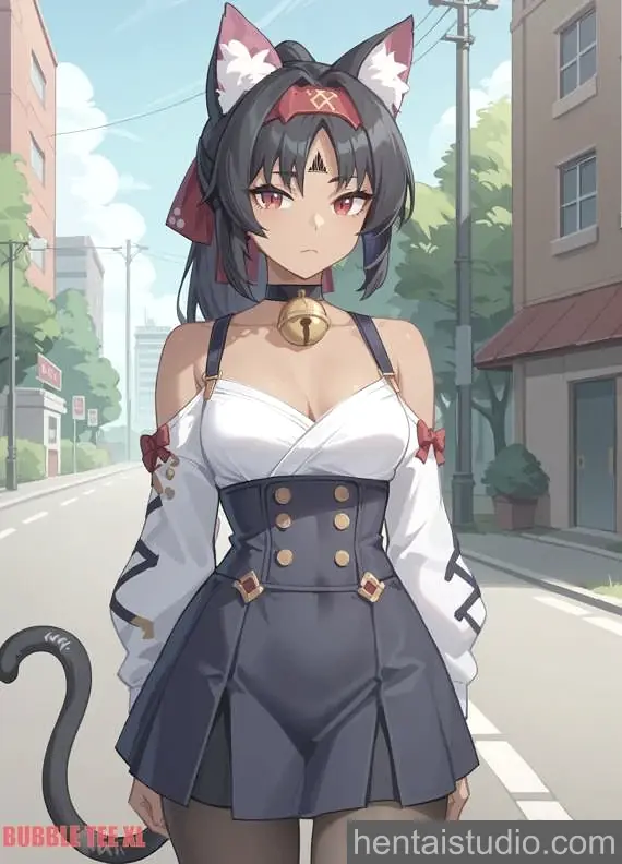 Nekomiya Mana from Zenless Zone Zero hentai art 1 of 25