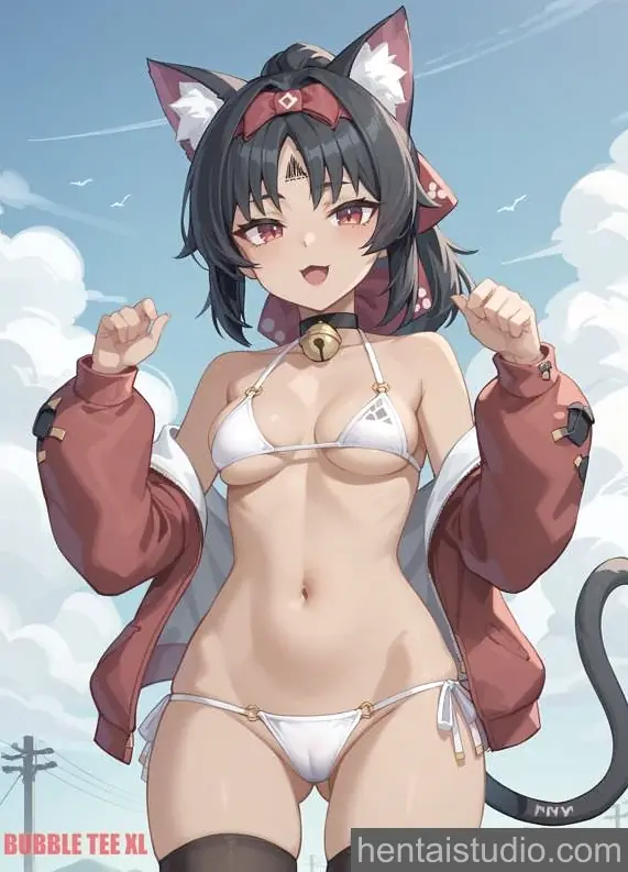 Nekomiya Mana from Zenless Zone Zero hentai art 5 of 25