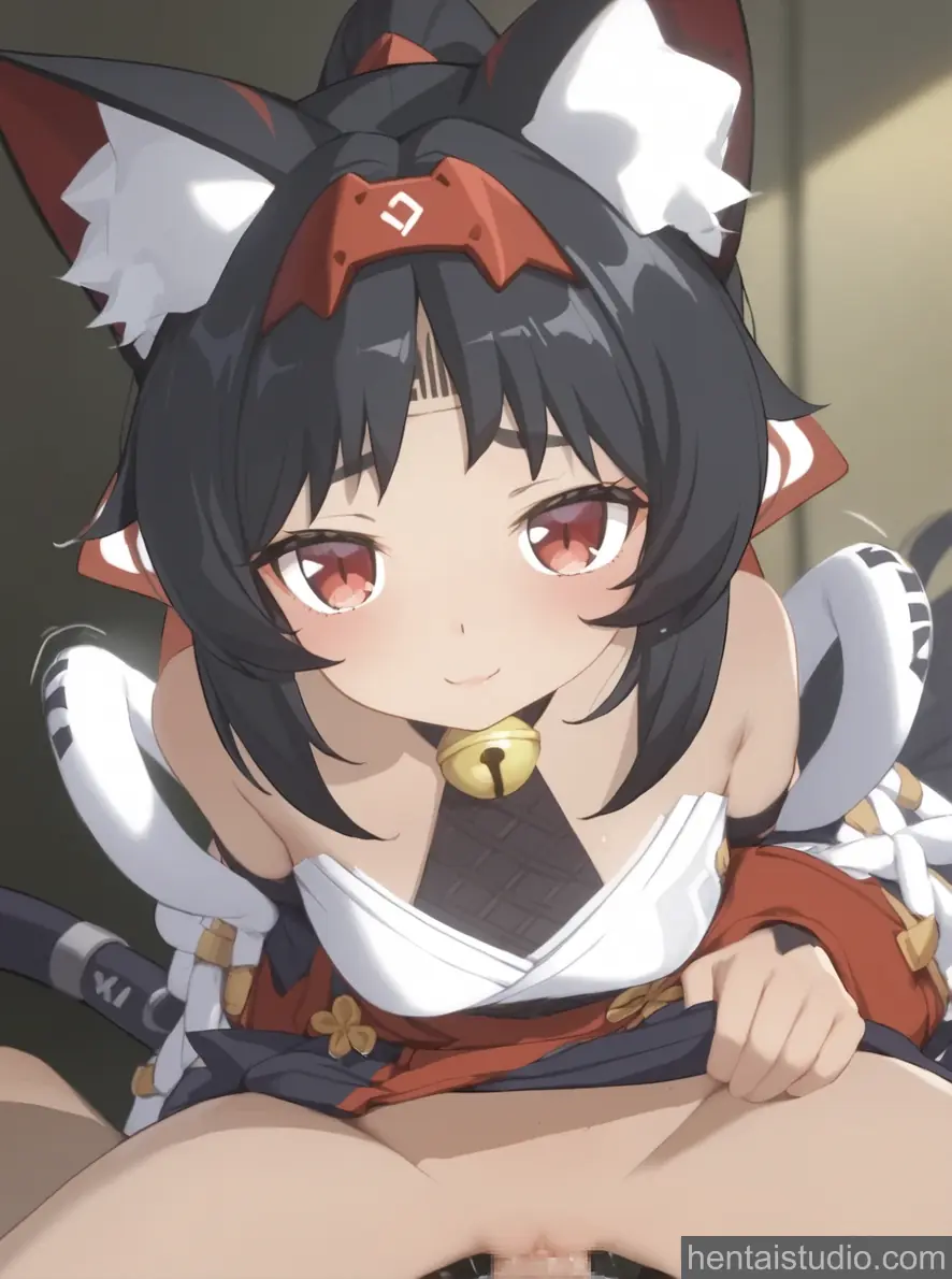 Nekomiya Mana from Zenless Zone hentai art 11 of 17