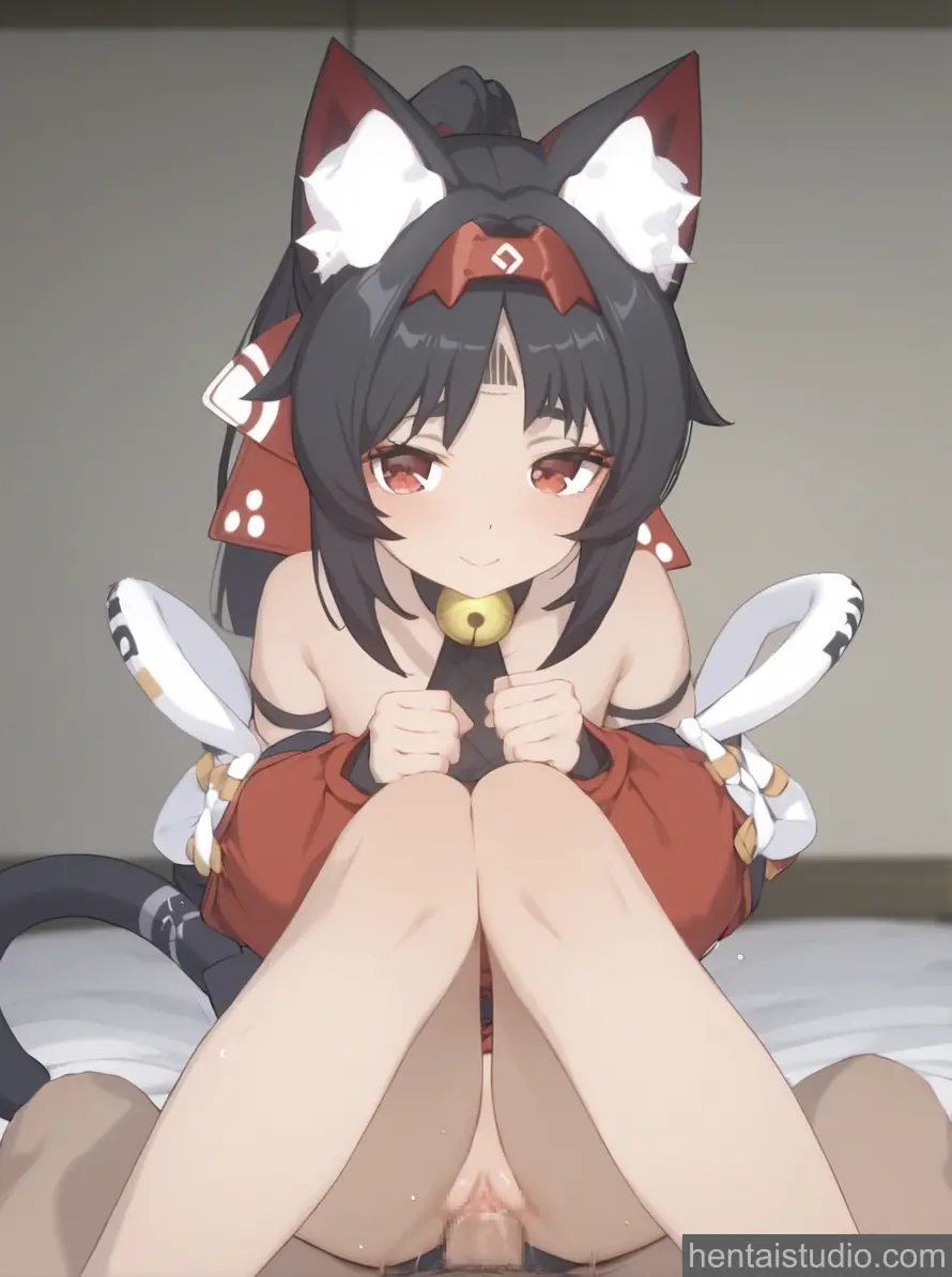 Nekomiya Mana from Zenless Zone hentai art 6 of 17