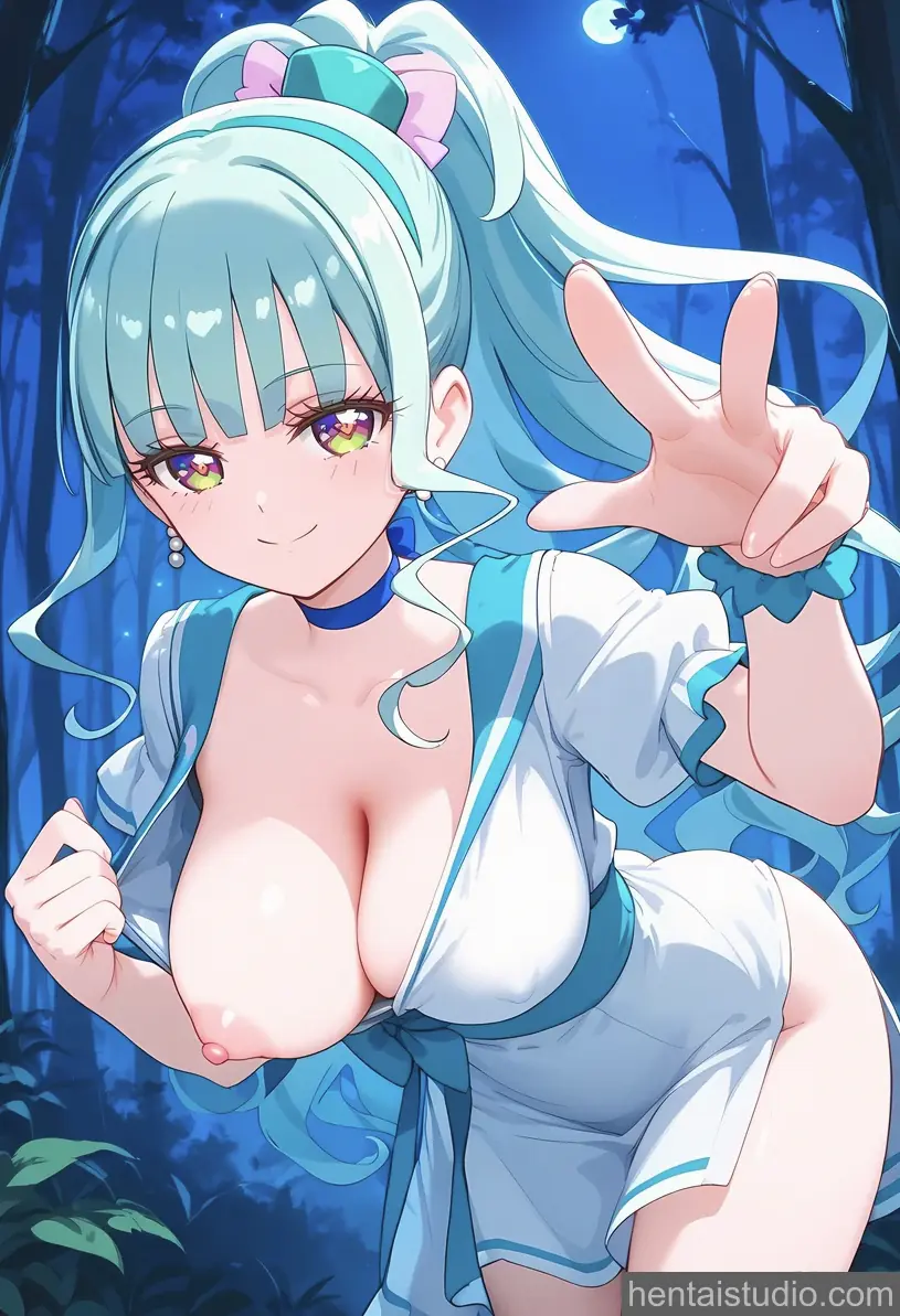 Nekoyashiki Mayu from Wonderful Precure hentai art 1 of 7