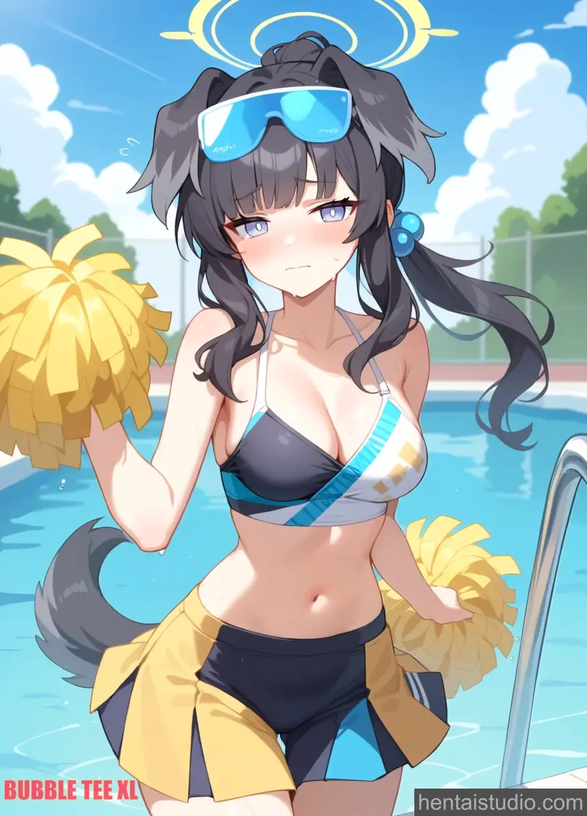 Nekozuka Hibiki from Blue Archive hentai art 10 of 45
