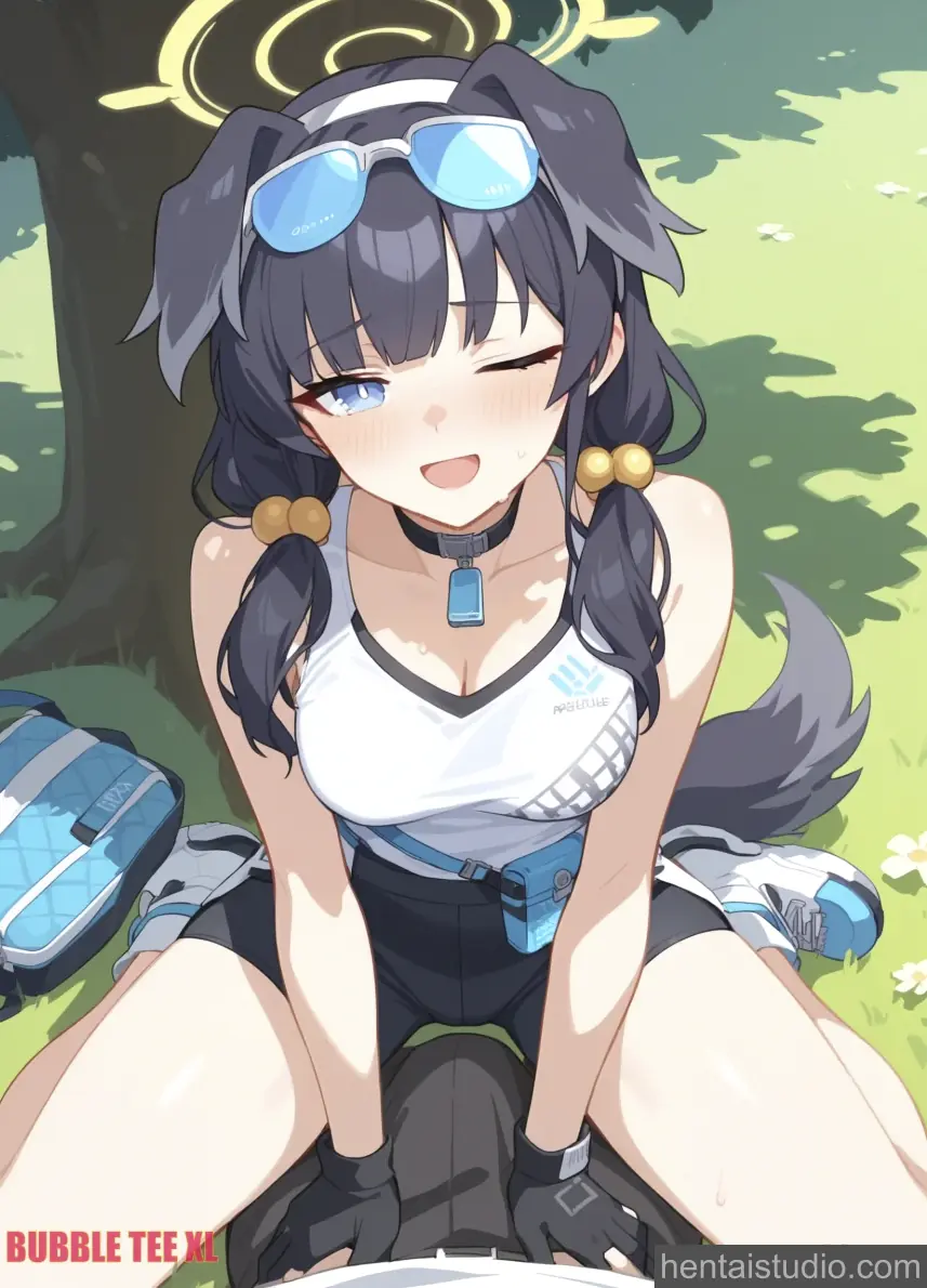 Nekozuka Hibiki from Blue Archive hentai art 11 of 45
