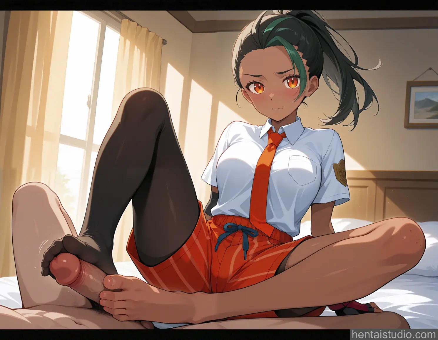 Nemona from Pokemon hentai art 16 of 22