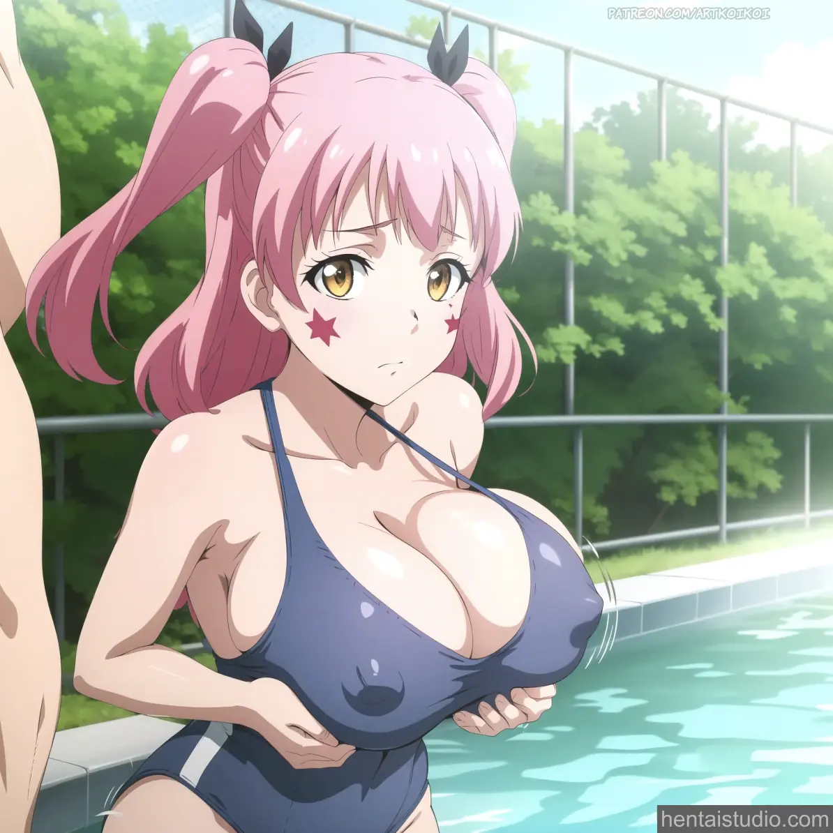 Nene Fujinoki from My First Girlfriend Is A Gal hentai art 15 of 19