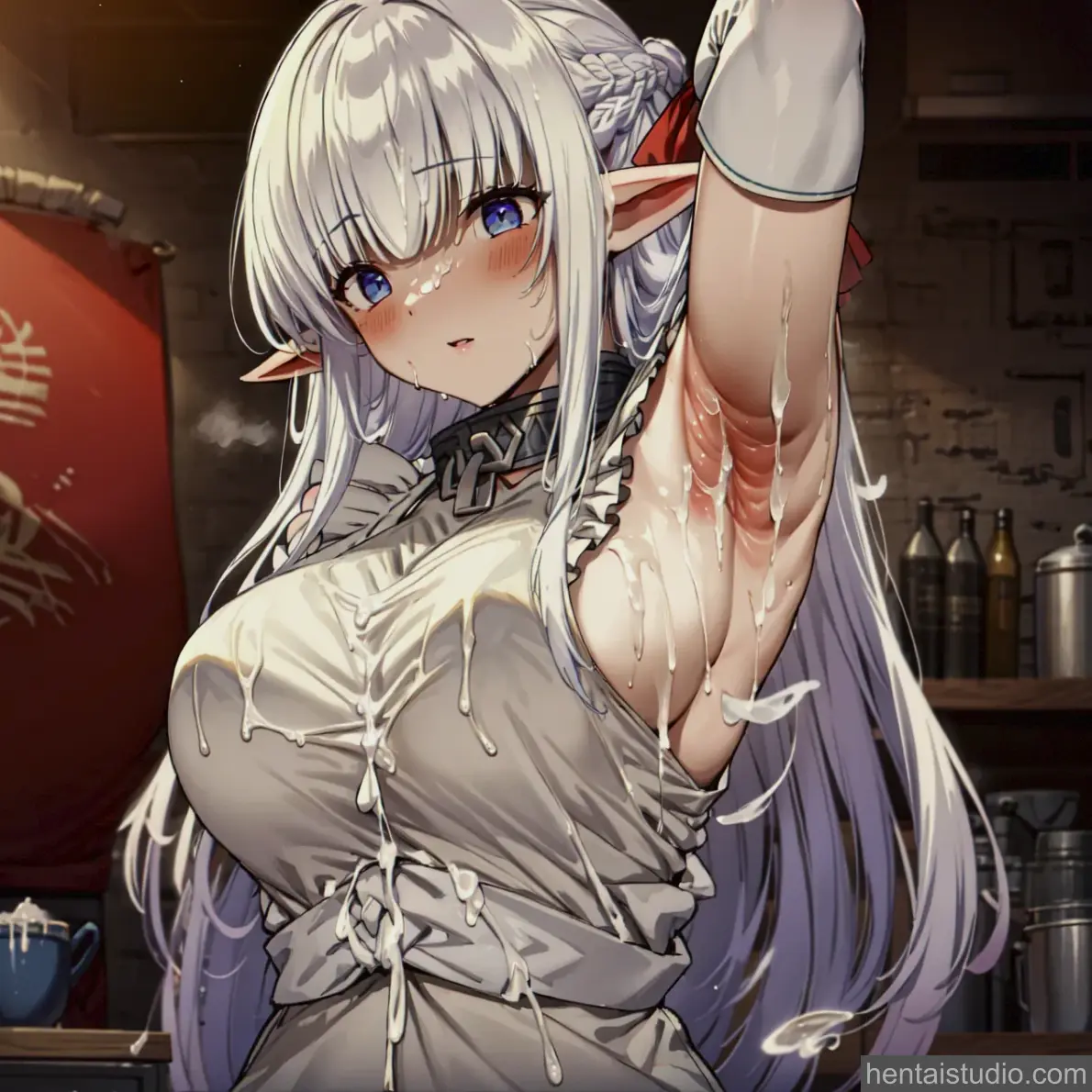Nephelia from An Archdemon's Dilemma: How To Love Your Elf Bride hentai art 48 of 156