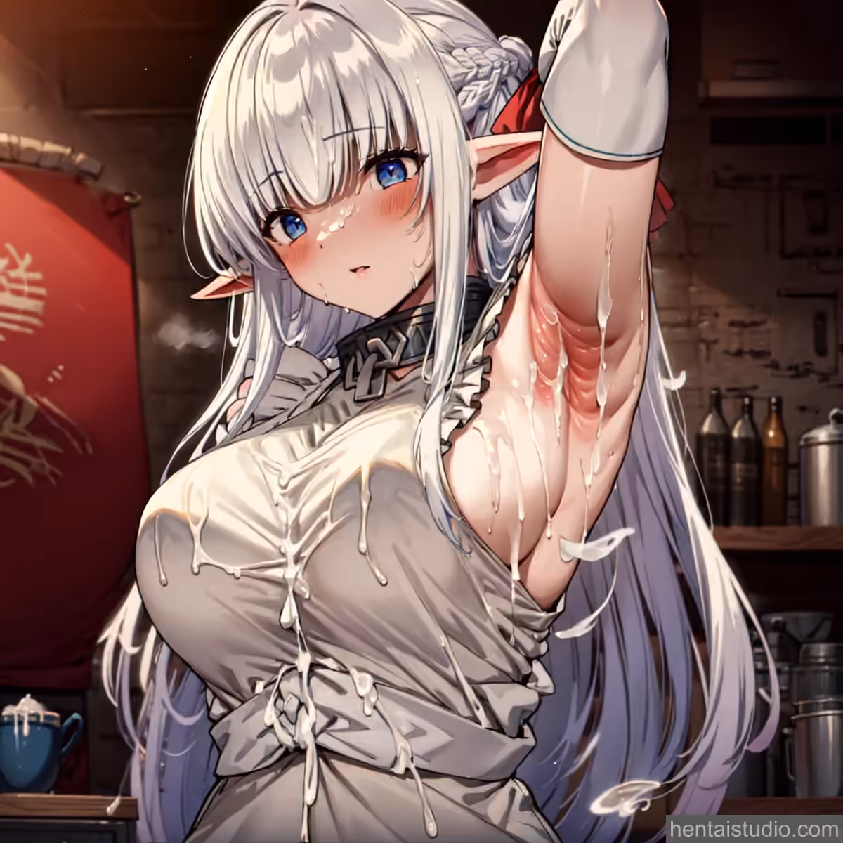 Nephelia - An Archdemon's Dilemma: How to Love Your Elf Bride (Maou no Ore ga Dorei Elf wo Yome ni Shitanda ga, Dou Medereba Ii?) - Hentai Gallery 2 - 156 Images — image 48 of 156