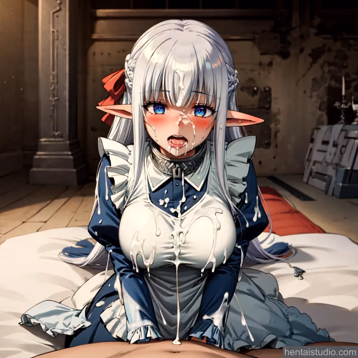 Nephelia - An Archdemon's Dilemma: How to Love Your Elf Bride (Maou no Ore ga Dorei Elf wo Yome ni Shitanda ga, Dou Medereba Ii?) - Hentai Gallery 2 - 156 Images — image 55 of 156