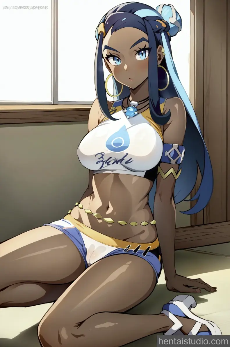 Nessa from Pokemon hentai art 1 of 11