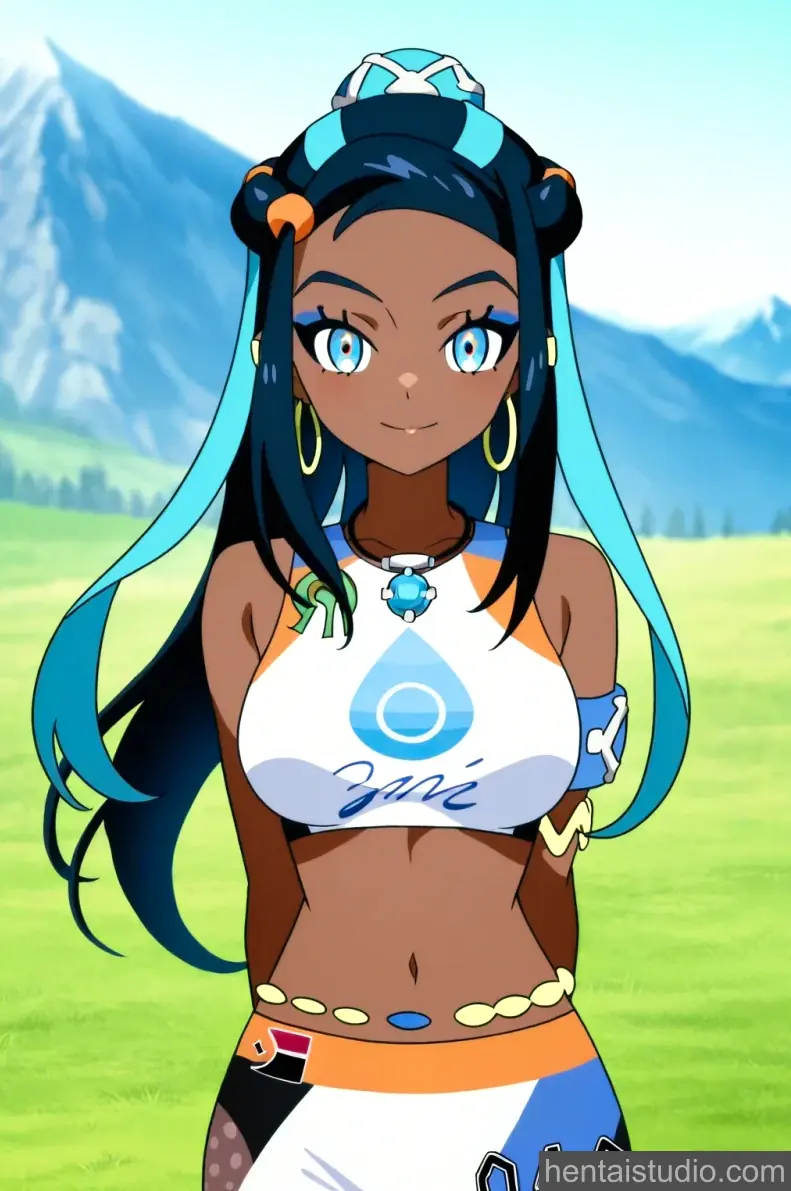 Nessa from Pokemon hentai art 1 of 186
