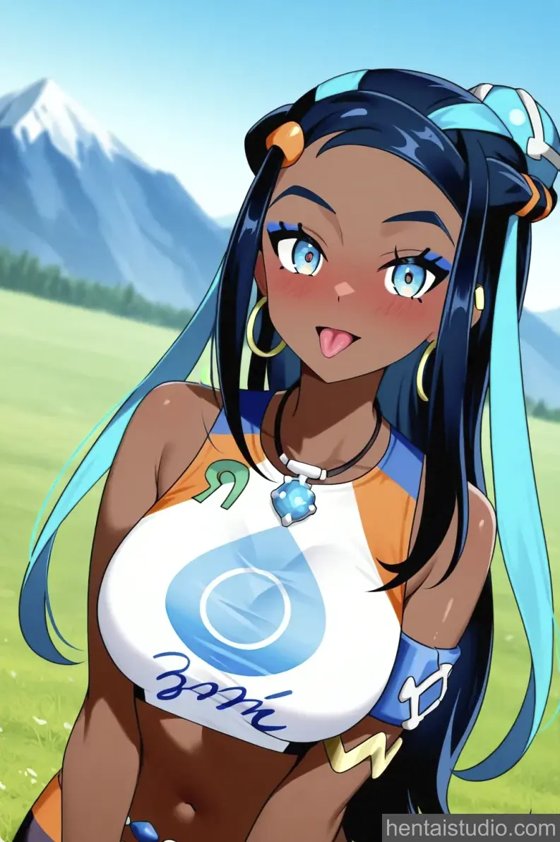 Nessa from Pokemon hentai art 12 of 186