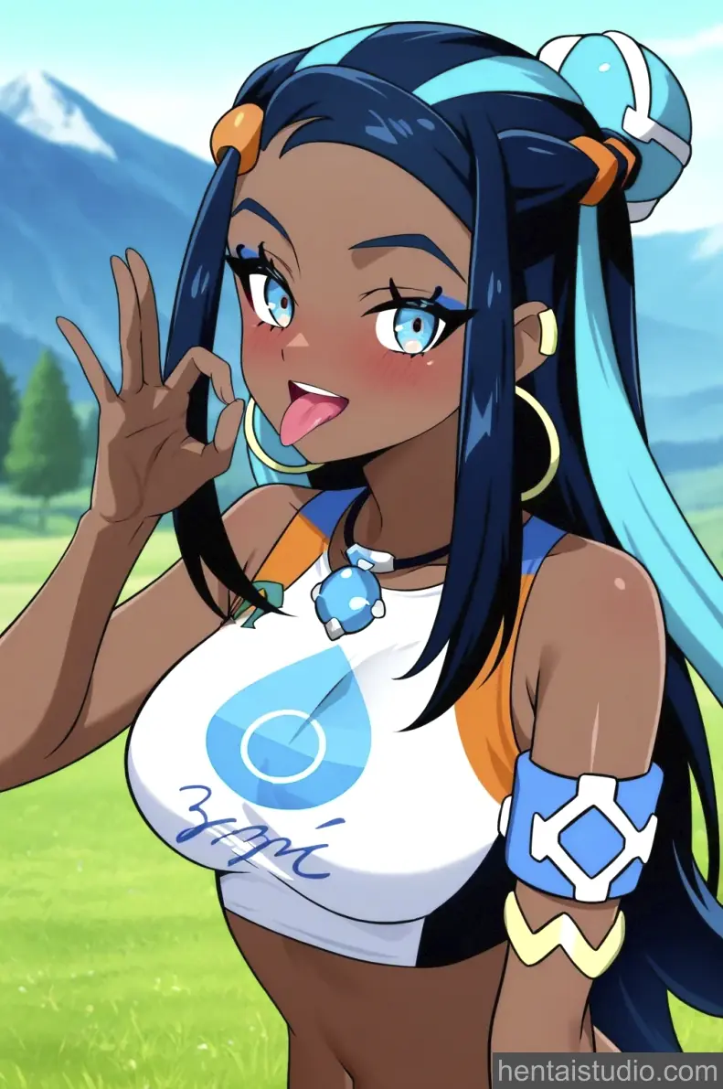 Nessa from Pokemon hentai art 5 of 186