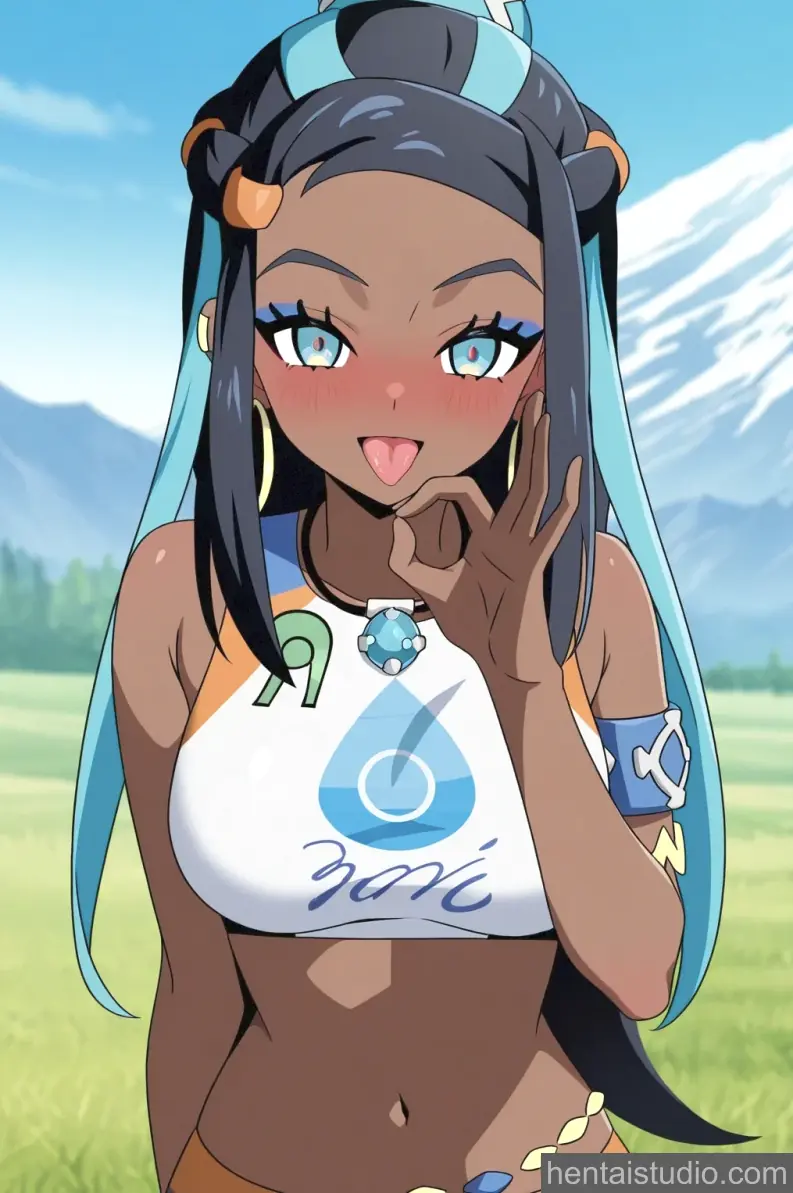 Nessa from Pokemon hentai art 6 of 186