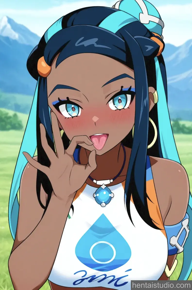 Nessa from Pokemon hentai art 7 of 186