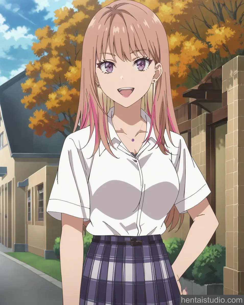 Nikoru Yamana from Our Dating Story: The Experienced You And The Inexperienced Me hentai art 4 of 11