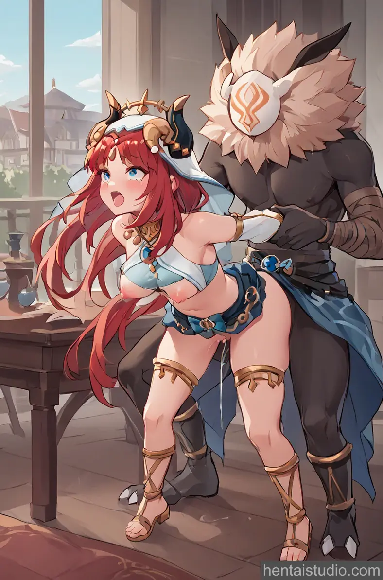Nilou | Genshin Impact - Fanart – hentai anime character, Nilou, Genshin Impact, Red Hair, Game, Big Tits, Ai Generated