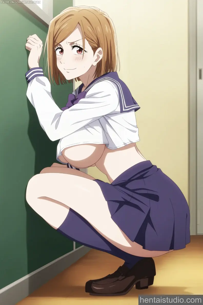 Nobara Kugisaki from Jujutsu Kaisen hentai art 17 of 23