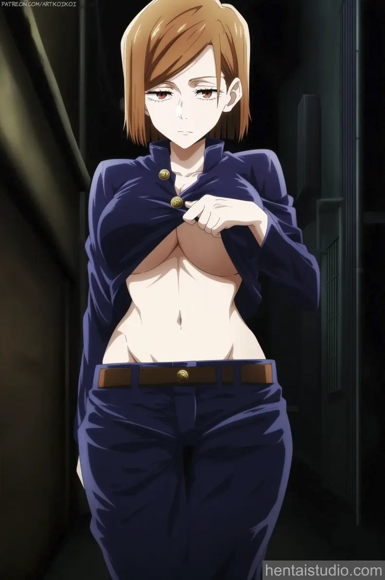 Nobara Kugisaki from Jujutsu Kaisen hentai art 17 of 22
