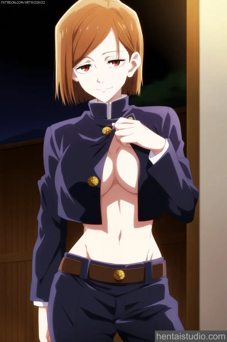 Nobara Kugisaki from Jujutsu Kaisen hentai art 18 of 22