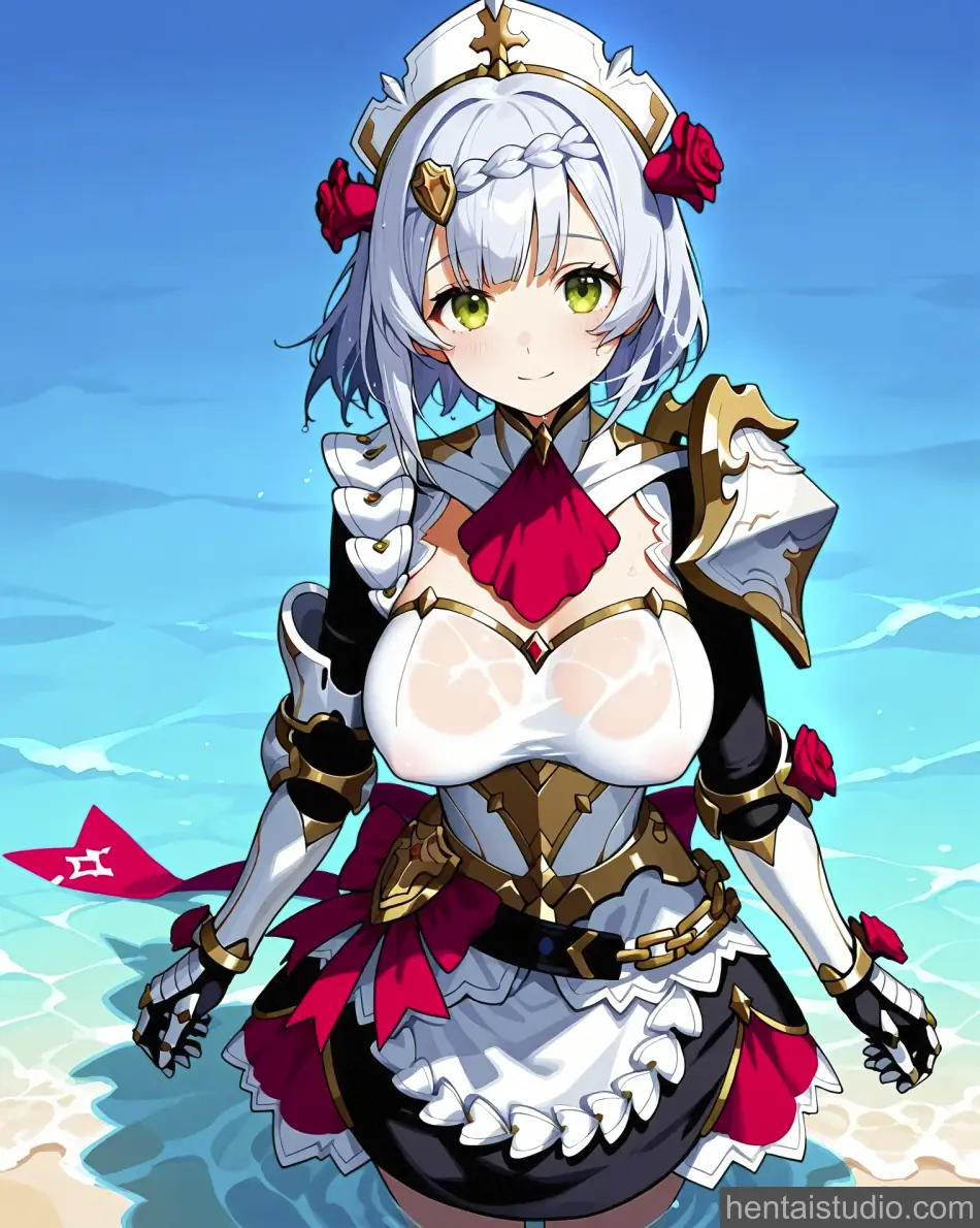 Noelle from Genshin Impact hentai art 6 of 70
