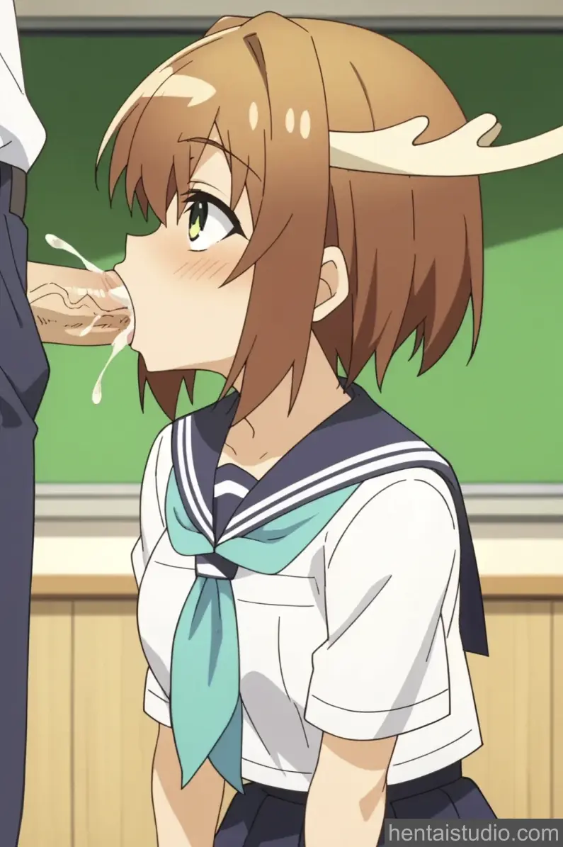 Noko Shikanoko from My Deer Friend Nokotan hentai art 19 of 104