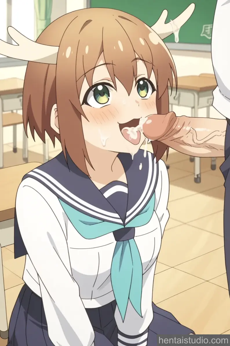 Noko Shikanoko from My Deer Friend Nokotan hentai art 25 of 104