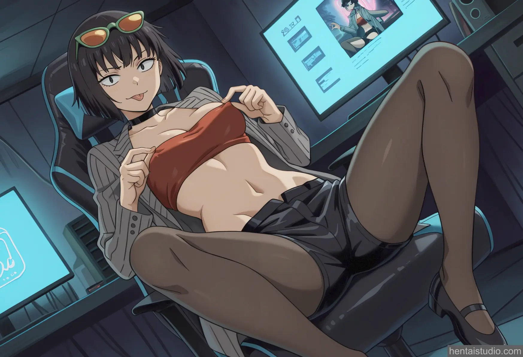 Obiguro from Sakamoto Days hentai art 2 of 8