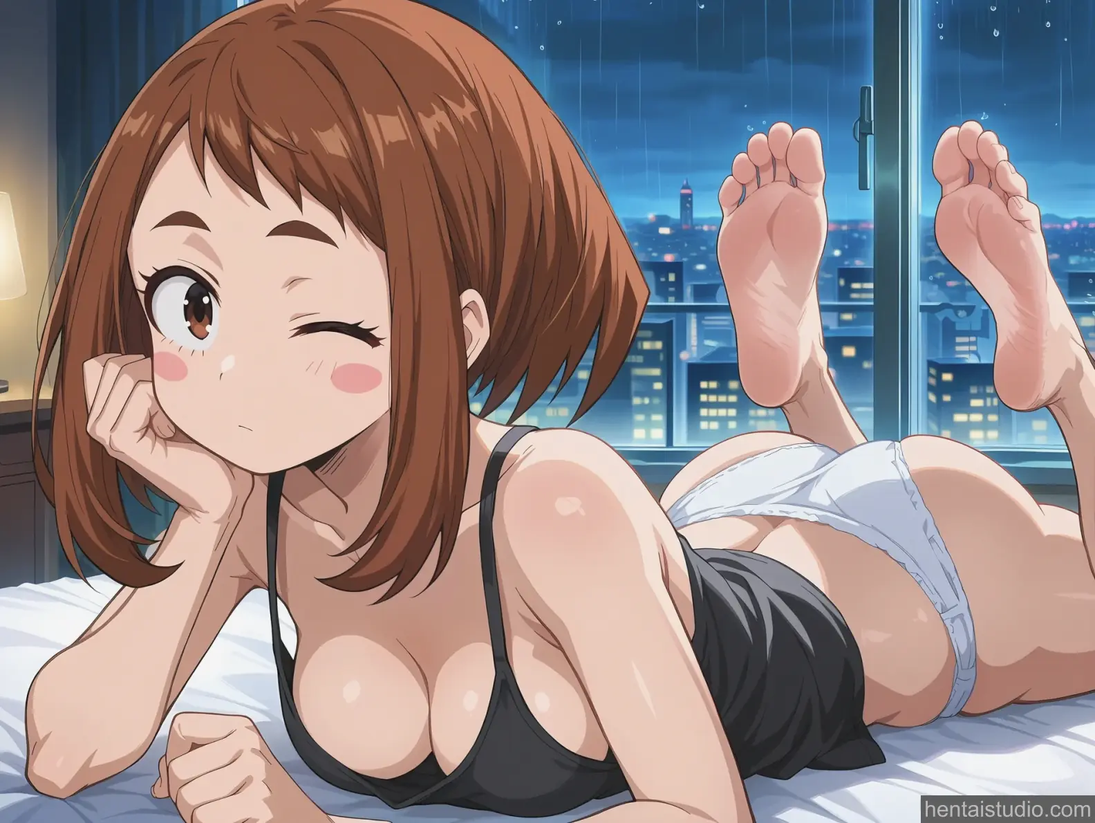 Ochako Uraraka from My Hero Academia hentai art 12 of 172