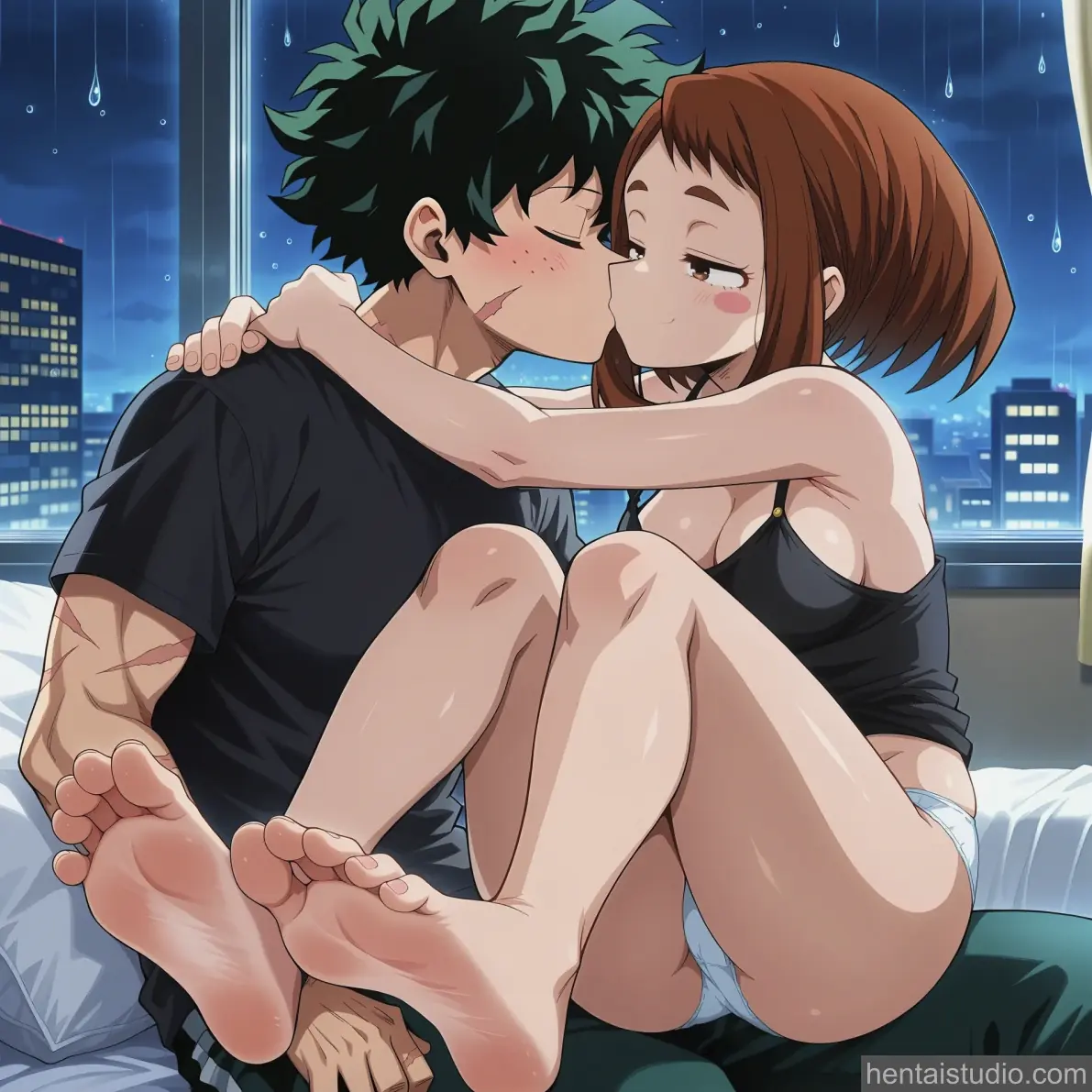 Ochako Uraraka from My Hero Academia hentai art 20 of 172