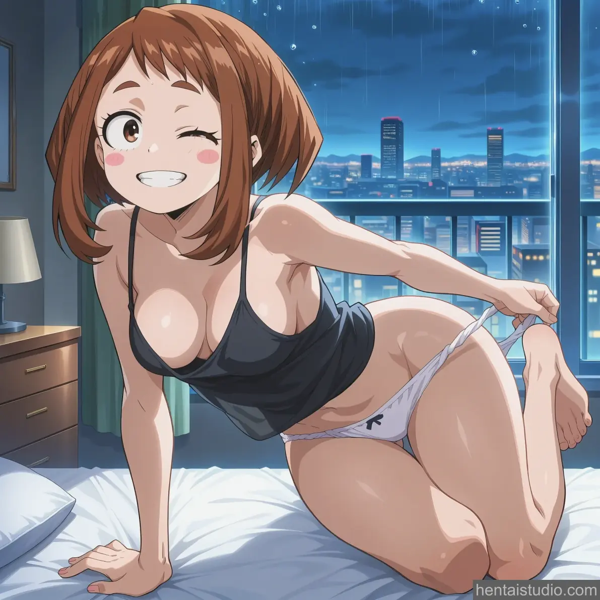 Ochako Uraraka from My Hero Academia hentai art 21 of 172