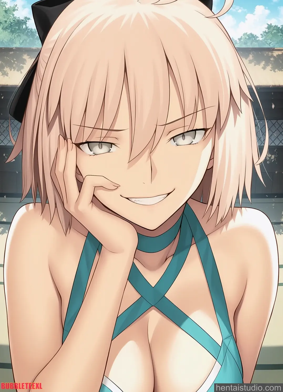 Okita Souji from Fate hentai art 22 of 54