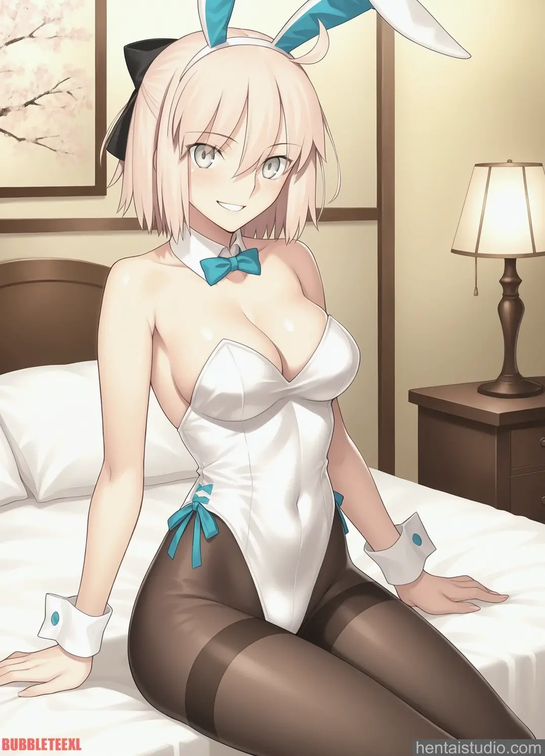 Okita Souji from Fate hentai art 31 of 54