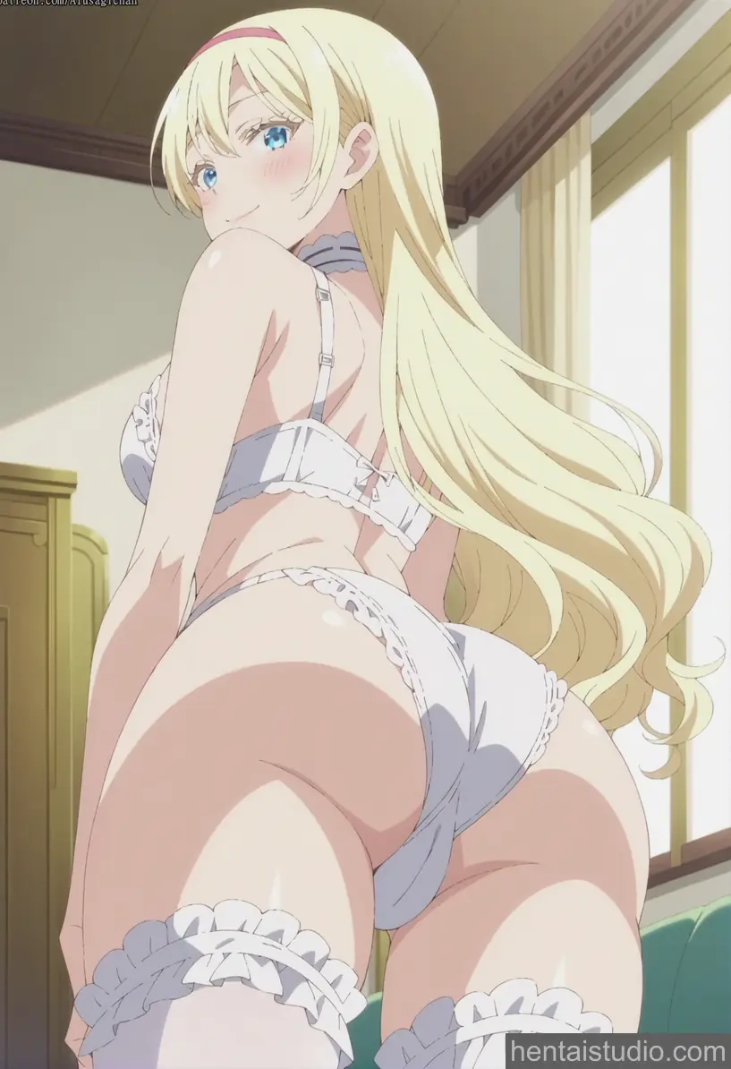 Olivia from Asobi Asobase hentai art 2 of 12