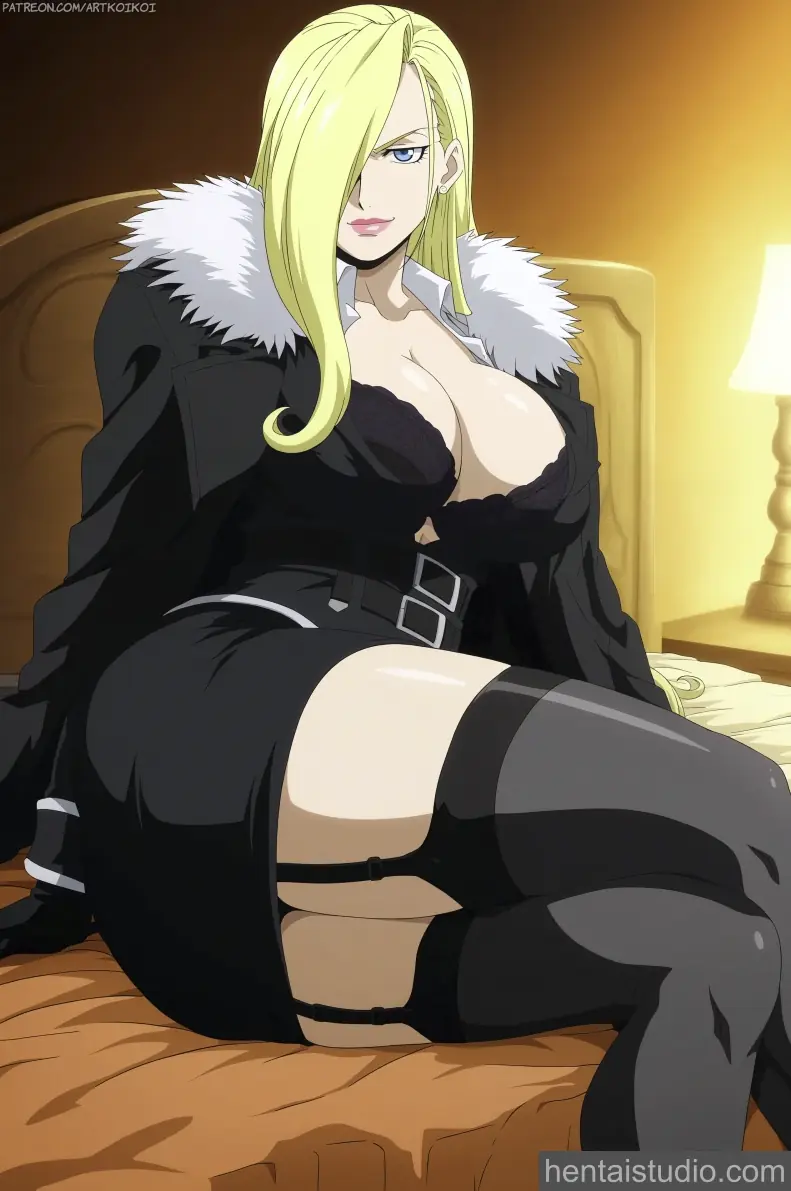 Olivier Mira Armstrong from Fullmetal Alchemist hentai art 11 of 12