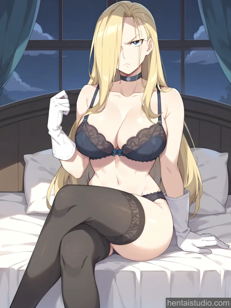Olivier Mira Armstrong from Fullmetal Alchemist hentai art 3 of 16