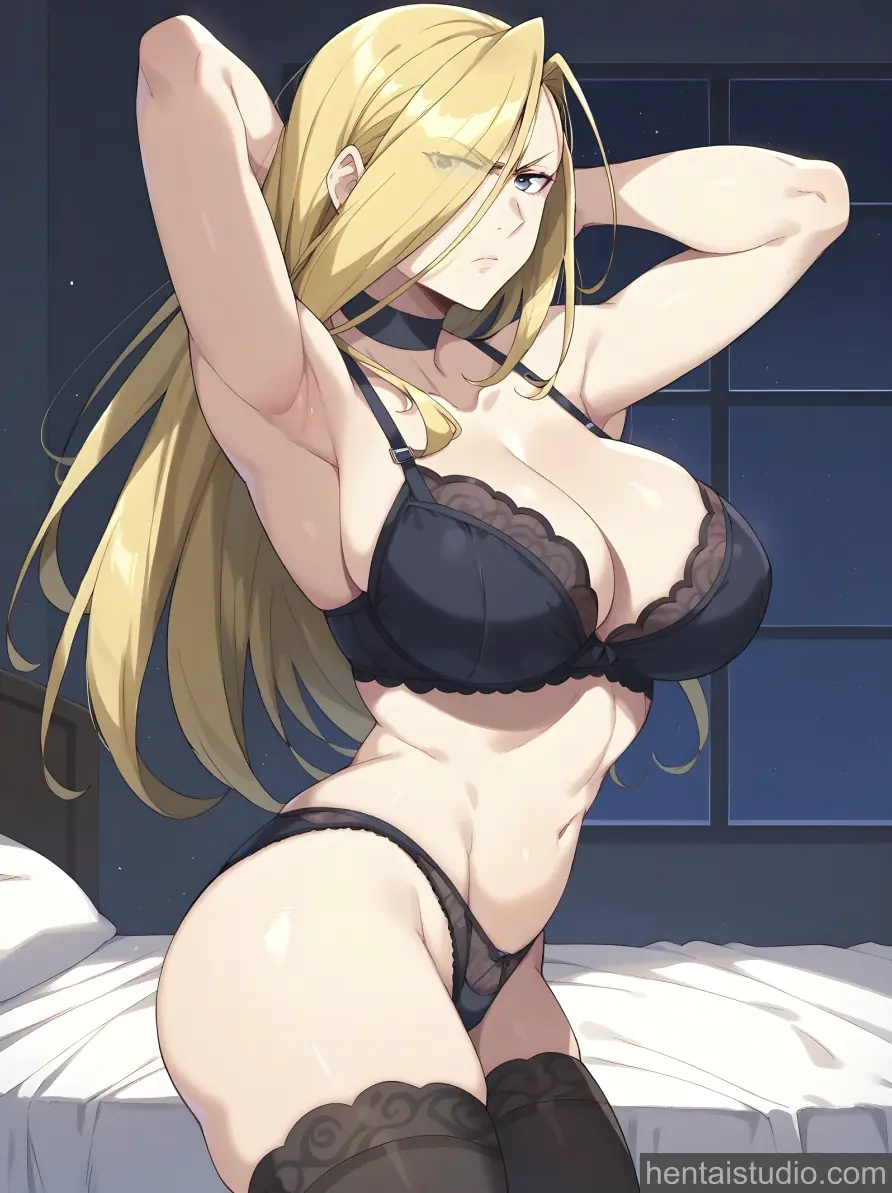 Olivier Mira Armstrong from Fullmetal Alchemist hentai art 8 of 16
