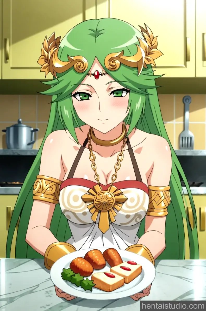 Palutena from Super Smash Bros hentai art 1 of 121