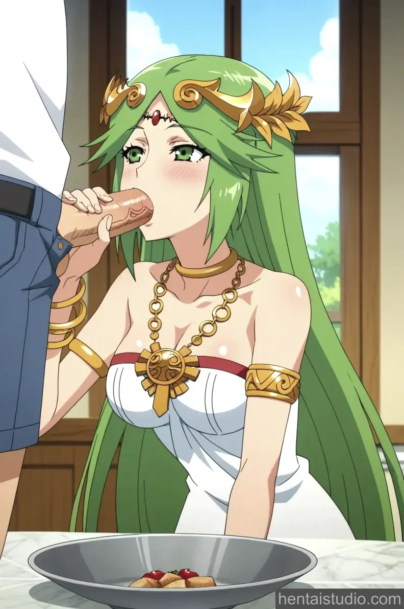 Palutena from Super Smash Bros hentai art 15 of 121