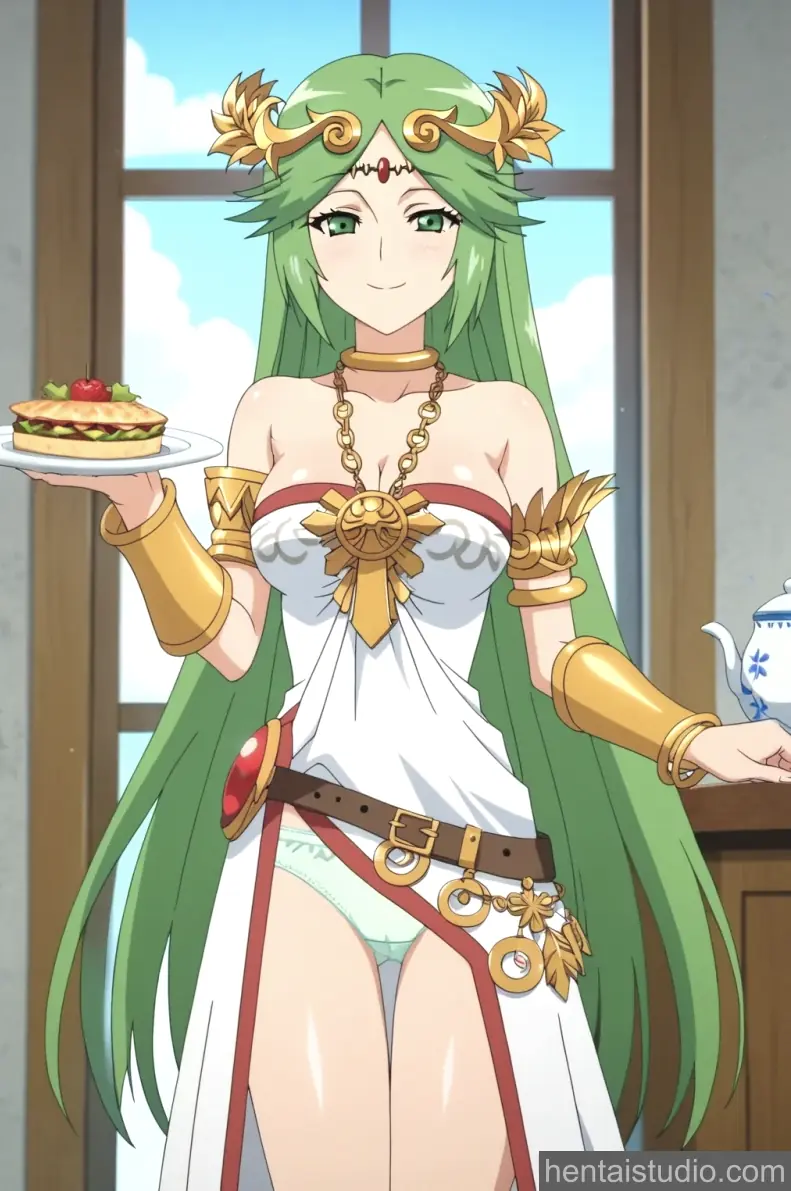 Palutena from Super Smash Bros hentai art 4 of 121