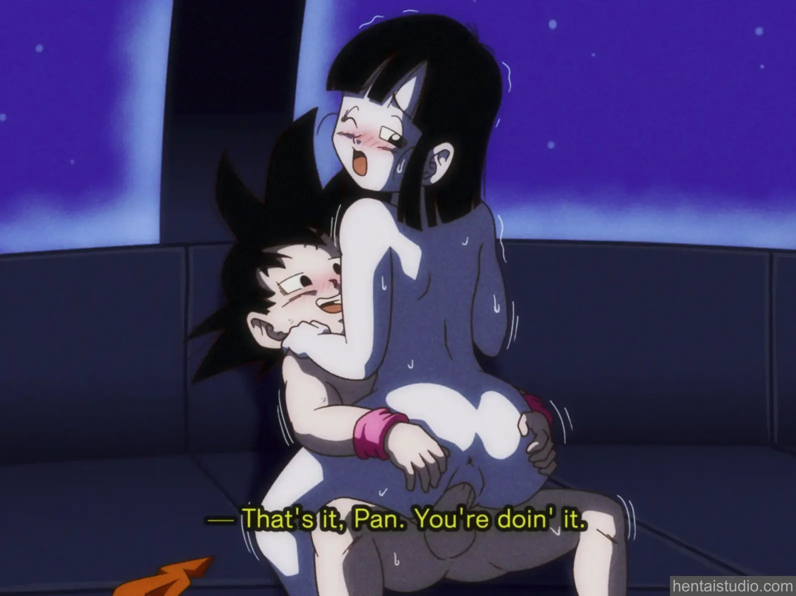 Pan Goku from Dragon Ball Gt hentai art 13 of 21